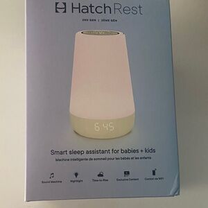 Hatch Rest 2nd Gen Sleep Assistant - White and Cream